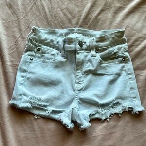 AE Hi-Rise Shortie White 2